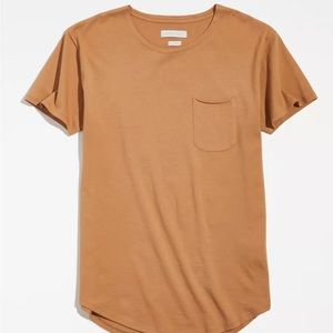 Standard Cloth Scoop Neck Curved Hem Tee in Ivory (Urban Outfitters)